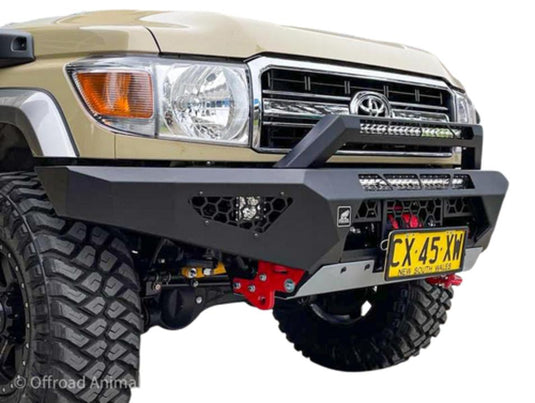 Offroad Animal Predator Bull bar, Suitable for Toyota Land Cruiser 76, 78, 79 Series, 2007 - 2023 Offroad Animal