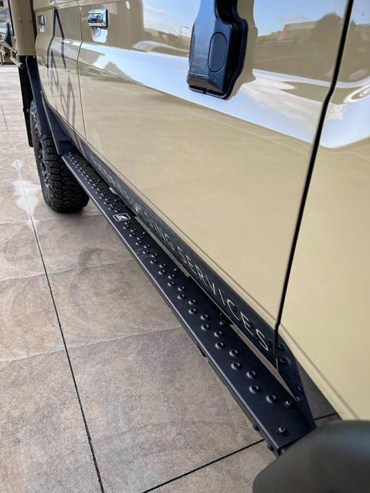 Offroad Animal Rock Sliders with Brush Rails, suitable for Toyota Land Cruiser 79 and 78 Series Dual Cab, 2007 to current Offroad Animal