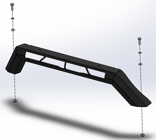 Offroad Animal Stealth Top hoop type B, to suit LED Light JK, JT and JL Wrangler Offroad Animal