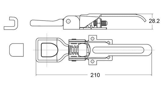 Over Centre Fastener H/Duty & Hook McNaughtans Australia