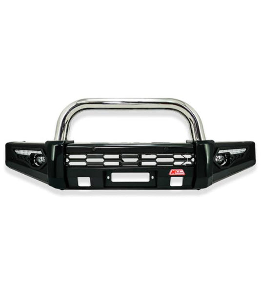 Pajero Sport QE 2015 - 2020 808 - 01 Phoenix Bull Bar Single Stainless Loop Package MCC