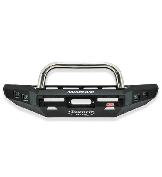 Patrol GU Y62 Series 5 2018-Current 078-01SQSSL Rocker Bull Bar Single Stainless Loop Package MCC