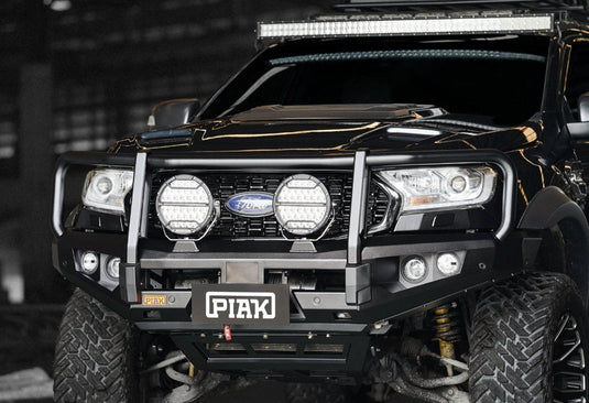 PIAK Elite 3-Loop Winch Bar Ford Ranger & Everest 2015-2022 (Black) Piak