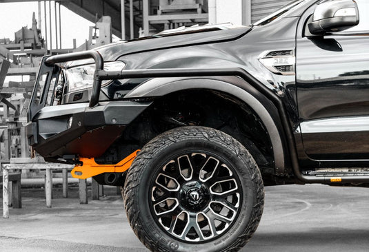 PIAK Elite 3-Loop Winch Bar Ford Ranger & Everest 2015-2022 (Orange & Black) Piak