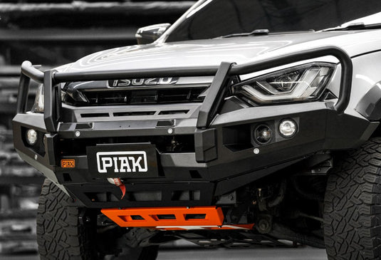 PIAK Elite 3 - Loop Winch Bar Isuzu D - Max 2020+ (Black & Orange) Piak