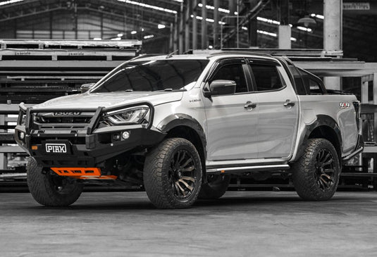 PIAK Elite 3 - Loop Winch Bar Isuzu D - Max 2020+ (Black & Orange) Piak