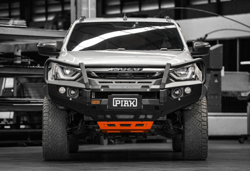 PIAK Elite 3 - Loop Winch Bar Isuzu D - Max 2020+ (Black & Orange) Piak
