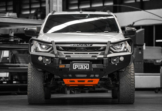 PIAK Elite 3 - Loop Winch Bar Isuzu D - Max 2020+ (Black & Orange) Piak