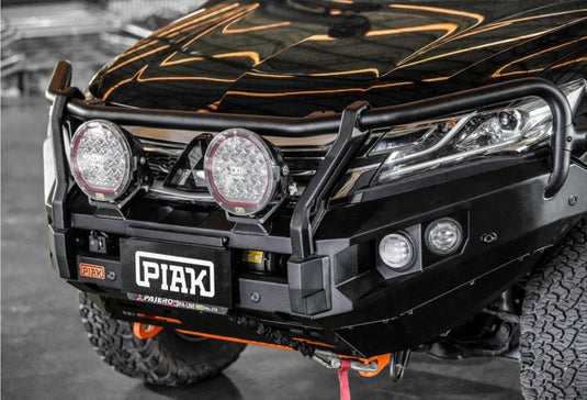 PIAK Elite 3-Loop Winch Bar Mitsubishi Pajero Sport 2016-2020 (Orange Recovery Points) Piak