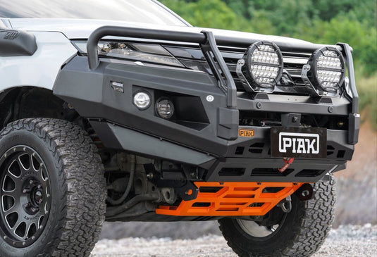 PIAK Elite 3-Loop Winch Bar Mitsubishi Pajero Sport 2020+ (Black & Orange) Piak