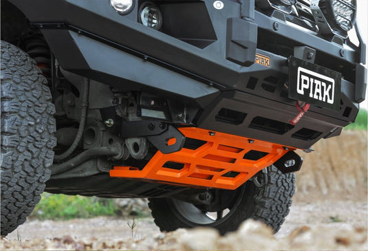 PIAK Elite 3-Loop Winch Bar Mitsubishi Pajero Sport 2020+ (Black & Orange) Piak