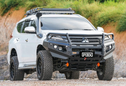 PIAK Elite 3-Loop Winch Bar Mitsubishi Pajero Sport 2020+ (Orange & Black) Piak