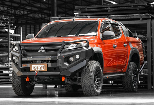 PIAK Elite 3-Loop Winch Bar Mitsubishi Triton 2019+ (Orange & Black) Piak