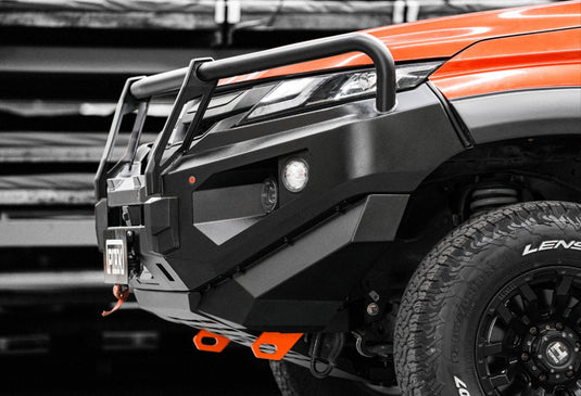 PIAK Elite 3-Loop Winch Bar Mitsubishi Triton 2019+ (Orange & Black) Piak