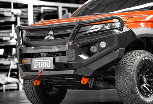 PIAK Elite 3 - Loop Winch Bar Mitsubishi Triton 2019+ (Orange & Black) Piak