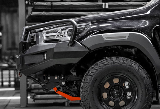 PIAK Elite 3-Loop Winch Bar Toyota Hilux 2020+ (Black & Orange) Piak