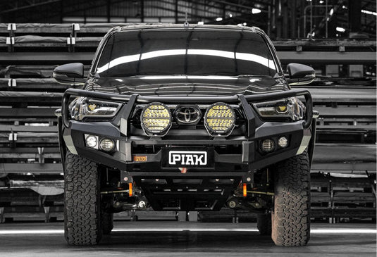 PIAK Elite 3-Loop Winch Bar Toyota Hilux 2020+ (Orange & Black) Piak