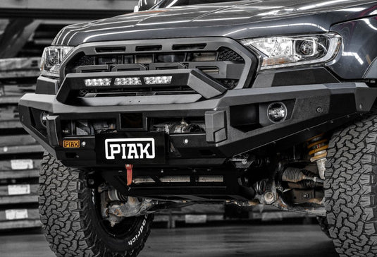 PIAK Elite Non Loop Winch Bar Ford Ranger & Everest 2015-2022 (Black) Piak