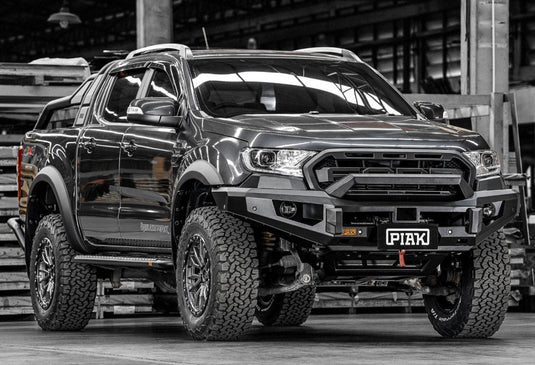 PIAK Elite Non Loop Winch Bar Ford Ranger & Everest 2015-2022 (Black) Piak