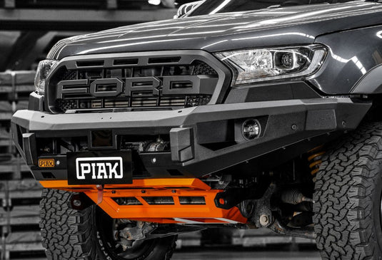 PIAK Elite Non Loop Winch Bar Ford Ranger & Everest 2015 - 2022 (Black & Orange) Piak