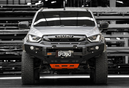 PIAK Elite Non Loop Winch Bar Isuzu D-Max 2020+ (Black & Orange) Piak