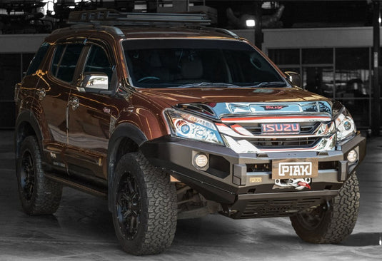 PIAK Elite Non Loop Winch Bar Isuzu MU - X 2013 - 2016 (Black) Piak