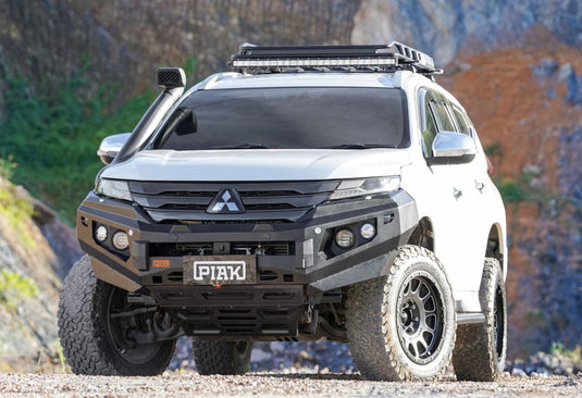 PIAK Elite Non Loop Winch Bar Mitsubishi Pajero Sport 2020+ (Black) Piak