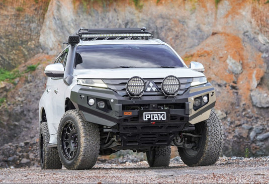 PIAK Elite Non Loop Winch Bar Mitsubishi Pajero Sport 2020+ (Black) Piak