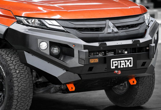 PIAK Elite Non Loop Winch Bar Mitsubishi Triton 2019+ (Orange & Black) Piak