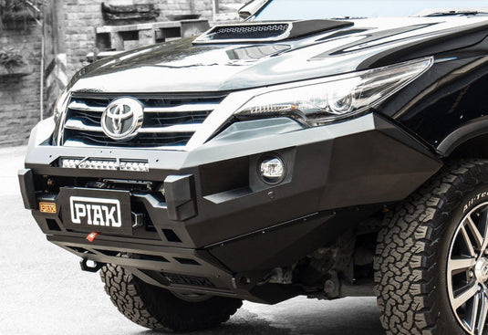 PIAK Elite Non Loop Winch Bar Toyota Fortuner 2015+ (Black) Piak