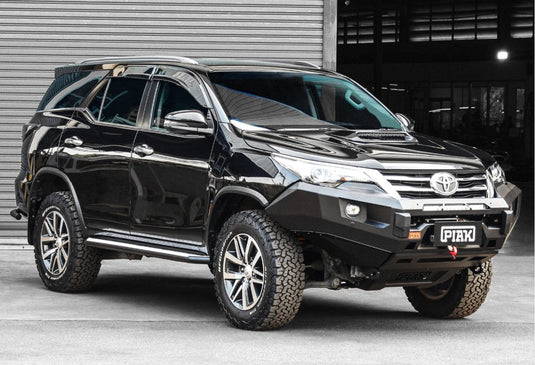 PIAK Elite Non Loop Winch Bar Toyota Fortuner 2015+ (Black) Piak