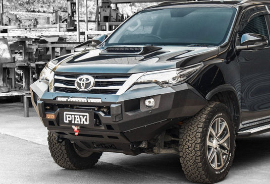 PIAK Elite Non Loop Winch Bar Toyota Fortuner 2015+ (Black) Piak