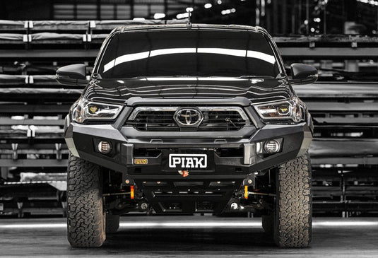PIAK Elite Non Loop Winch Bar Toyota Hilux 2020+ (Orange & Black) Piak
