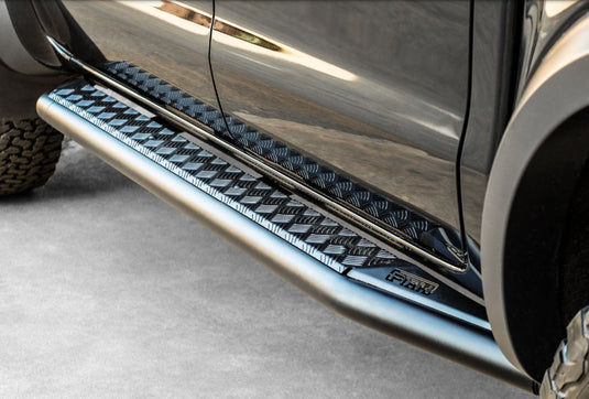 PIAK Side Steps Rockrunner Ford Ranger Raptor PX MKIII (7 - 2018 on) (Black) Piak