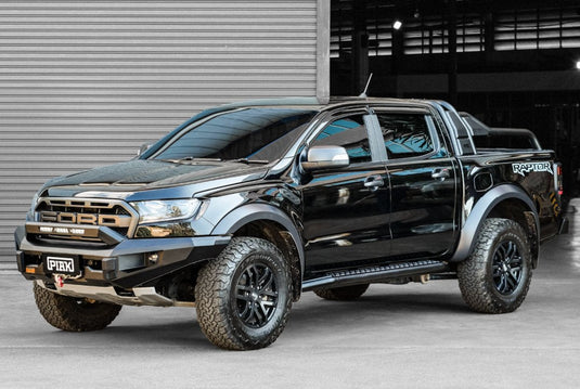 PIAK Side Steps Rockrunner Ford Ranger Raptor PX MKIII (7-2018 on) (Black) Piak