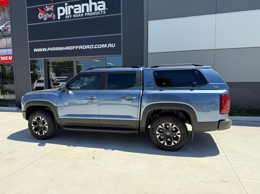 Piranha Off Road Fiberglass Canopy to Suit BYD Shark 2024+ | Secure, Ute Canopy Piranha Off Road Products