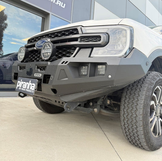 Piranha Off Road No Loop Bull Bar – Ford Ranger RA & Everest UB 2022+ Next Gen | ADR, Winch & Sensor Compatible Piranha Off Road