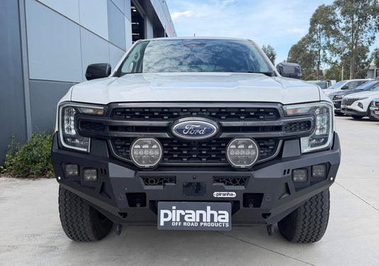 Piranha Off Road No Loop Bull Bar – Ford Ranger RA & Everest UB 2022+ Next Gen | ADR, Winch & Sensor Compatible Piranha Off Road
