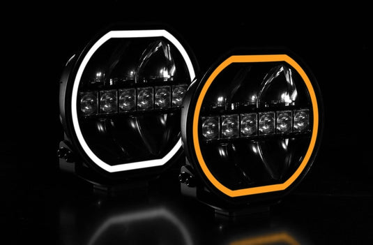 Piranha PRX9 - 9" LED Driving Light Kit – High Performance 4WD Spot Lights 6000K Piranha Off Road