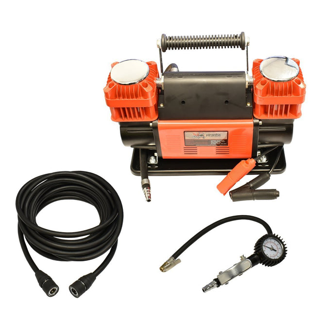 Piranha Twin Air Compressor 300LPM Piranha Off Road