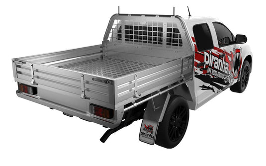 Premium Aluminium Tray 1500Lx1825Wx260H Piranha Off Road