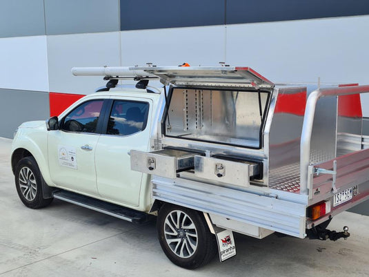 Premium Aluminium Tray 1500Lx1825Wx260H Piranha Off Road