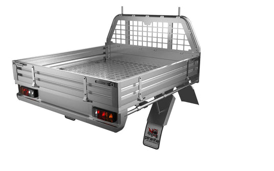 Premium Aluminium Tray 2400Lx1825Wx260H Piranha Off Road
