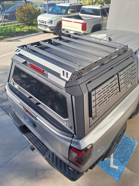 Premium Stainless Steel Canopy Roof Platform - Cross Bars Piranha Off Road