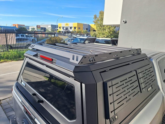 Premium Stainless Steel Canopy Roof Platform - Cross Bars Piranha Off Road