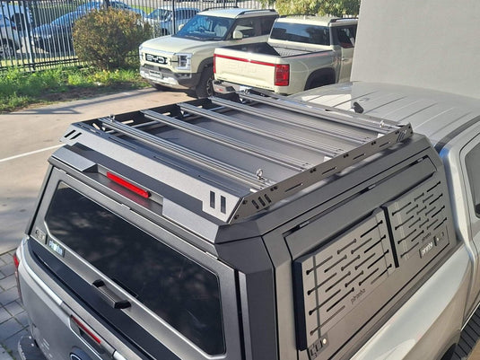 Premium Stainless Steel Canopy Roof Platform - Cross Bars Piranha Off Road