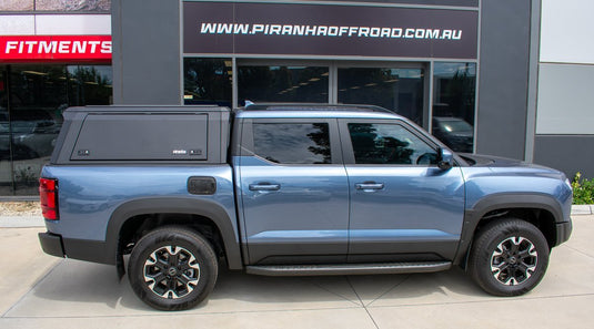 Premium Stainless Steel Ute Canopy To Suit BYD Shark 2024 on – Built for Australian Conditions Piranha Off Road