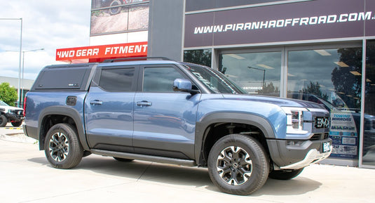 Premium Stainless Steel Ute Canopy To Suit BYD Shark 2024 on – Built for Australian Conditions Piranha Off Road