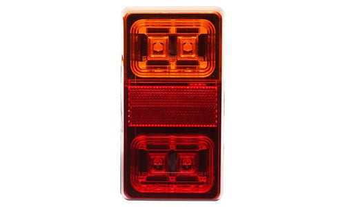 Rectangle Trailer Lamp STOP/TAIL/DI/Reflecto10 - 30V 150x80mm (Bulk Pack in White Box) Truvision