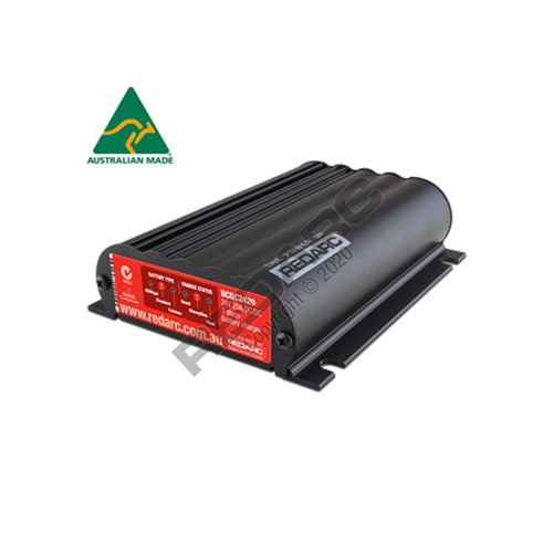 REDARC Battery Charger 3 Stage 20A 9V - 32V In, 24V Out (Nom.) + MPPT Regulator Redarc